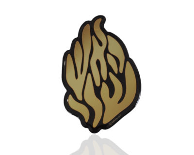 “Ha’esh Sheli” -My Fire- high quality 3D stickers in gold with a mirror effect